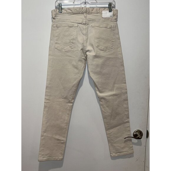 John Varvatos Womens Beige Slim Fit Jeans Size 30 Cotton Denim Casual Pants - Picture 4 of 9